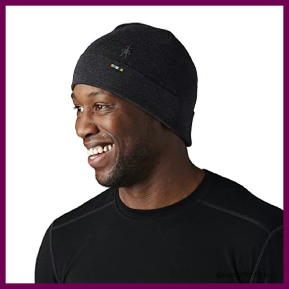 Thermal Merino Reversible Cuffed Beanie Classic Minimal Winter Warm Hat main image 5